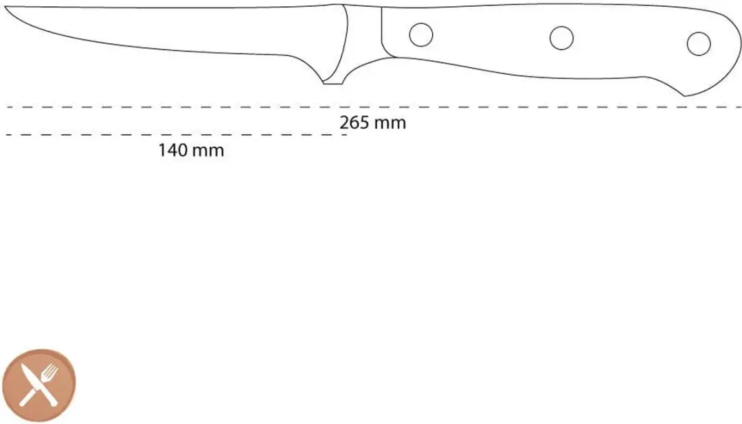 Wusthof Classic Uitbeenmes 14 cm - Zwart