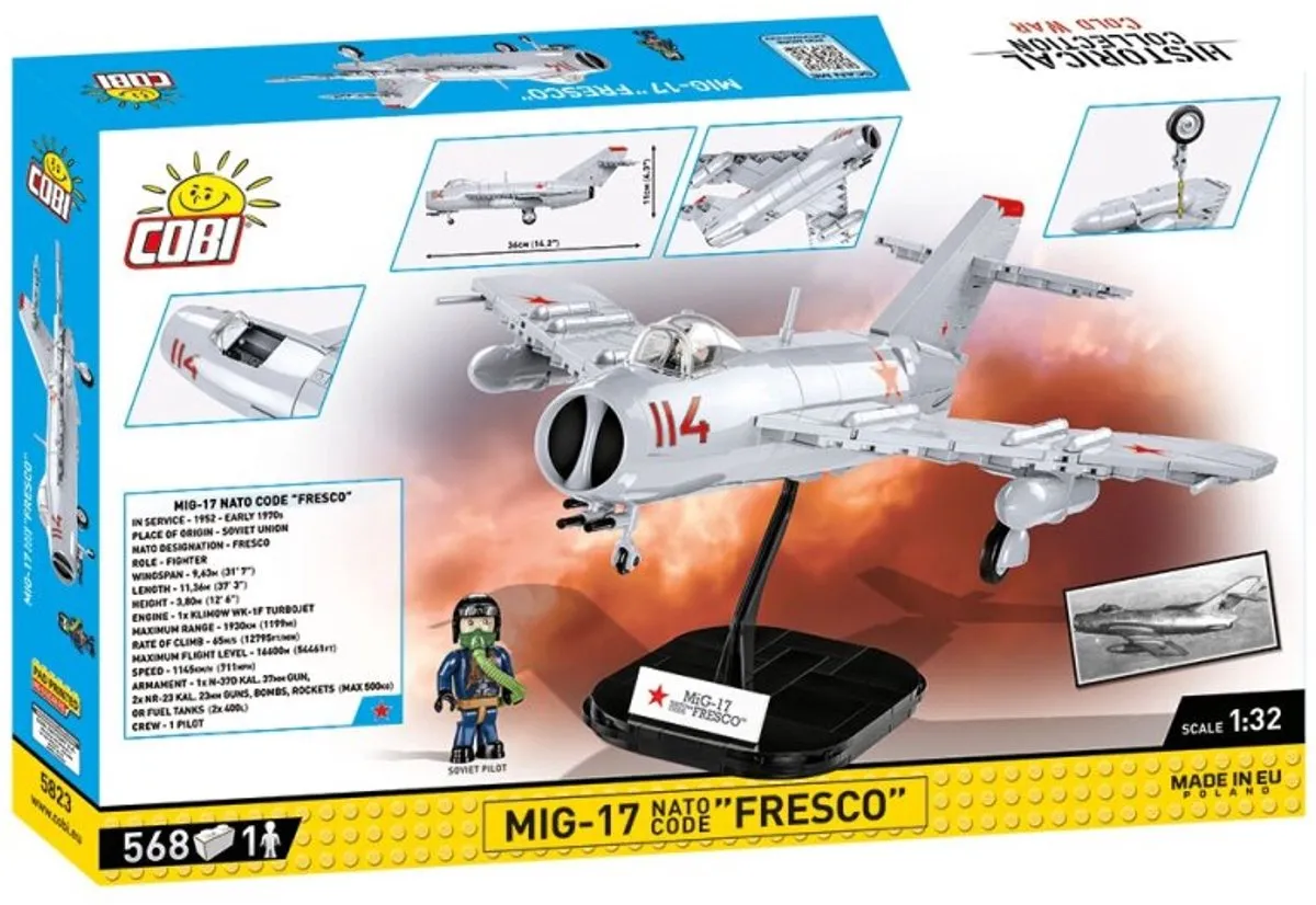 Cobi MIG-17 Fresco COBI-5823 - 504 Onderdelen - Meerkleurig