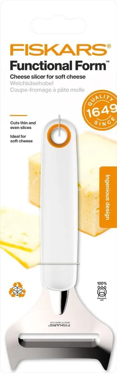 Fiskars Kaasschaaf Zachte Kaas - RVS & Vaatwasserbestendig