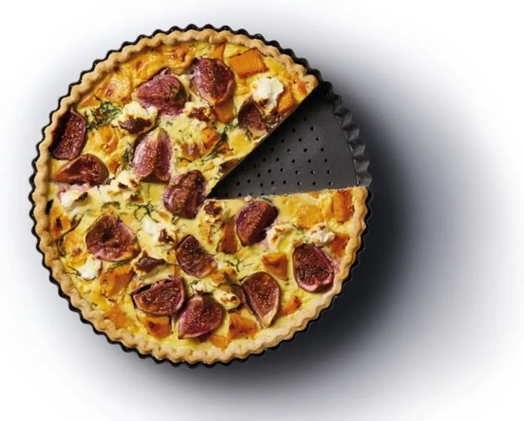 MasterClass Crusty Bake Quichevorm 23cm - Geribbeld - Zwart - afbeelding 6 van 6