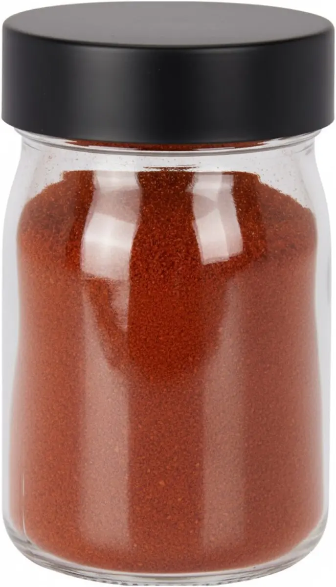 Excellent Houseware Kruidenpotjes 6x250ml - Glas met RVS deksel