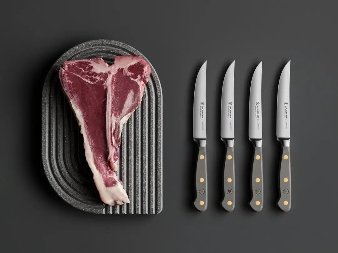 Wusthof Classic Steakmes 12cm - Velvet Oyster