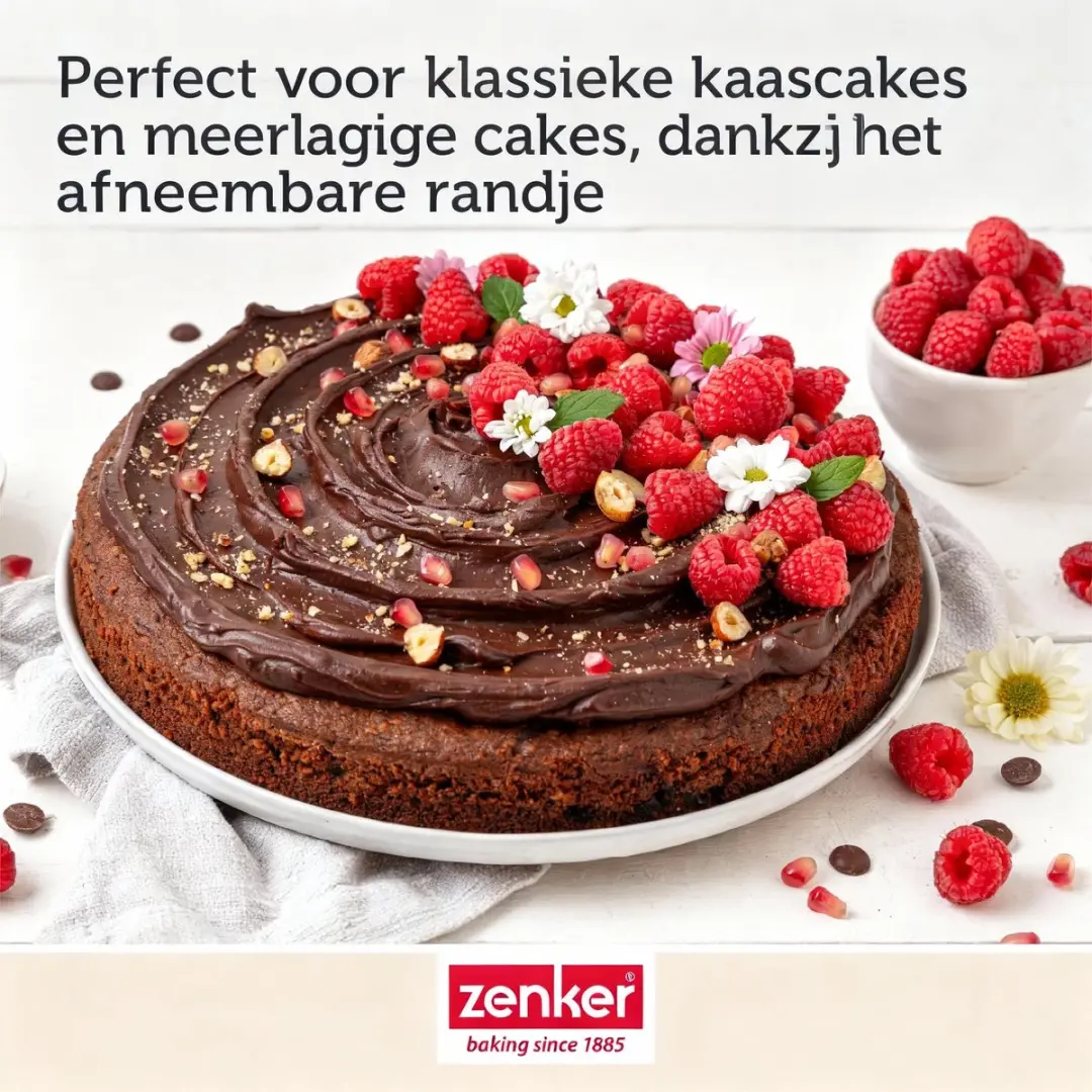 Zenker PerfectBack+ Springvorm 28cm - Zwart