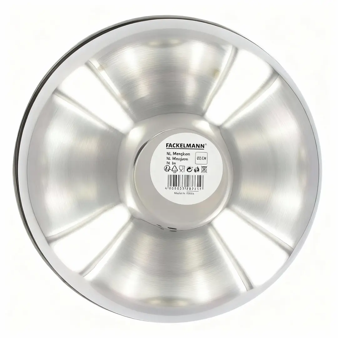 Fackelmann Basic Mixkom 25cm Roestvrij Staal - 0,20L - afbeelding 4 van 5