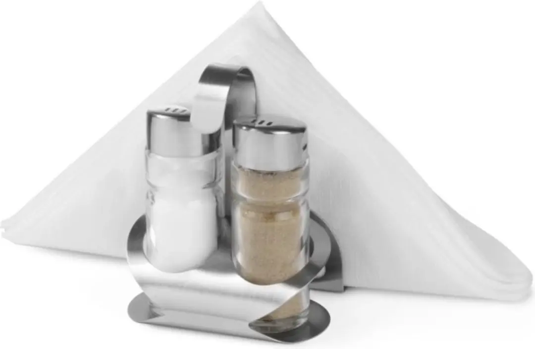 HENDI Menageset 3-delig Peper & Zouthouder