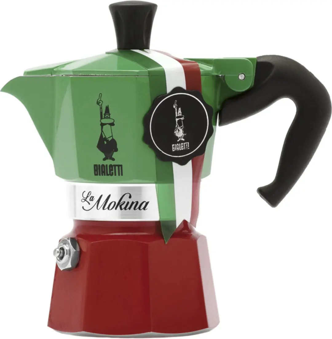 Bialetti La Mokina Percolator 1 Espresso - Tricolore