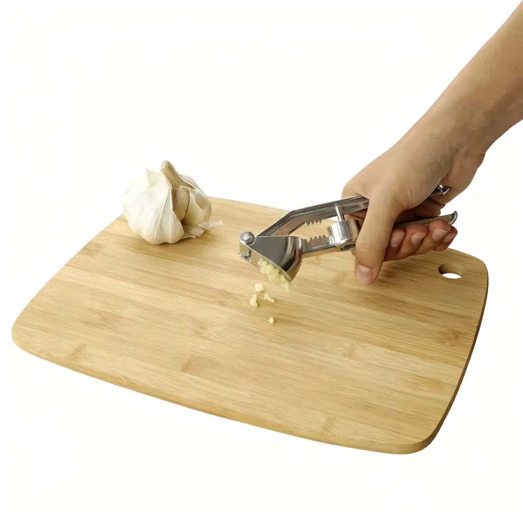 Fackelmann Knoflookpers 3-in-1 45606 - Grijs - afbeelding 6 van 6