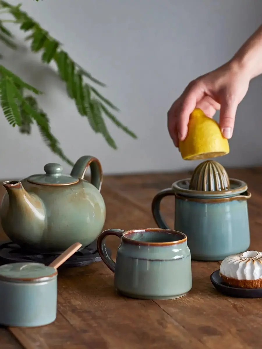 Bloomingville Pixiepot Aardewerk Groen - 6.5cm