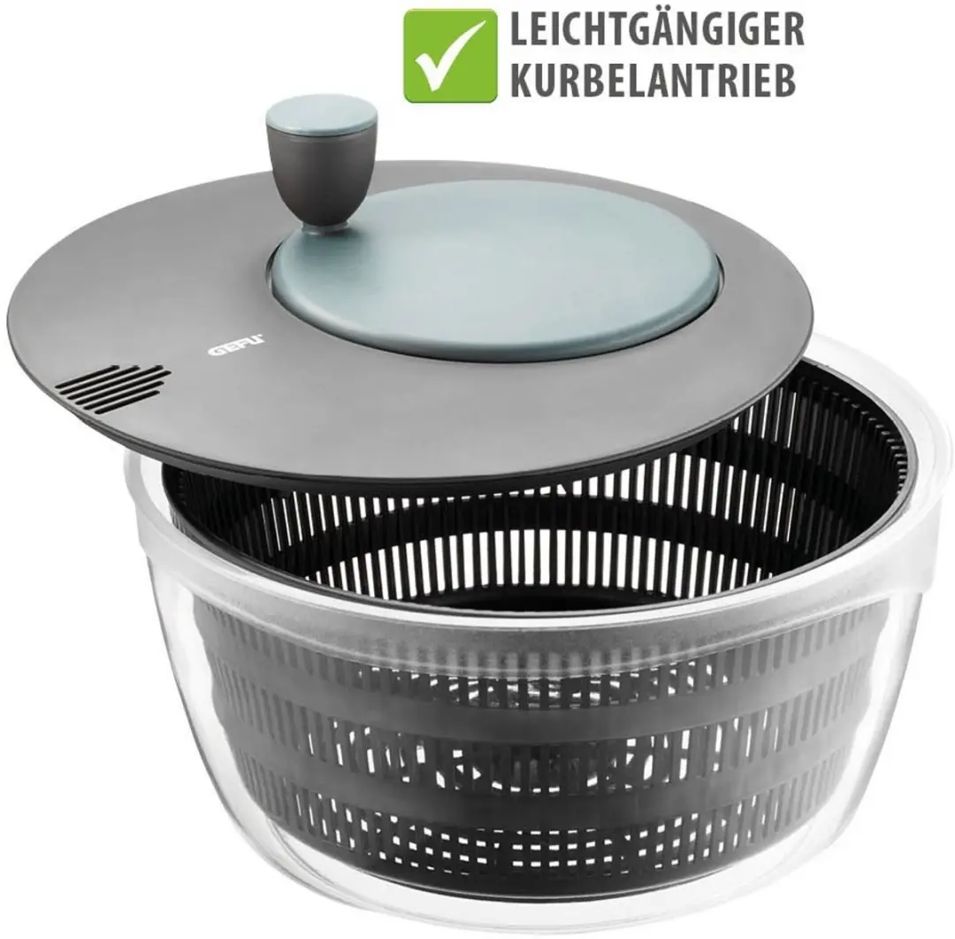 GEFU Slacentrifuge 3L - Ø25cm - Zwart