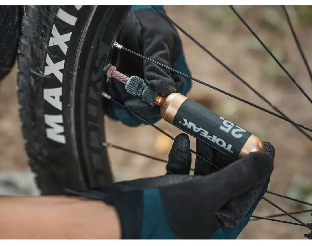 Topeak CO2 Nano Airbooster Klepadapter - Zilver