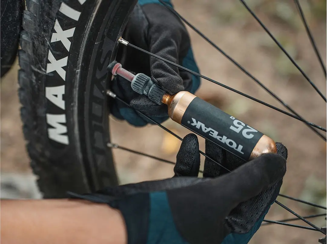 Topeak CO2 Nano Airbooster Klepadapter - Zilver