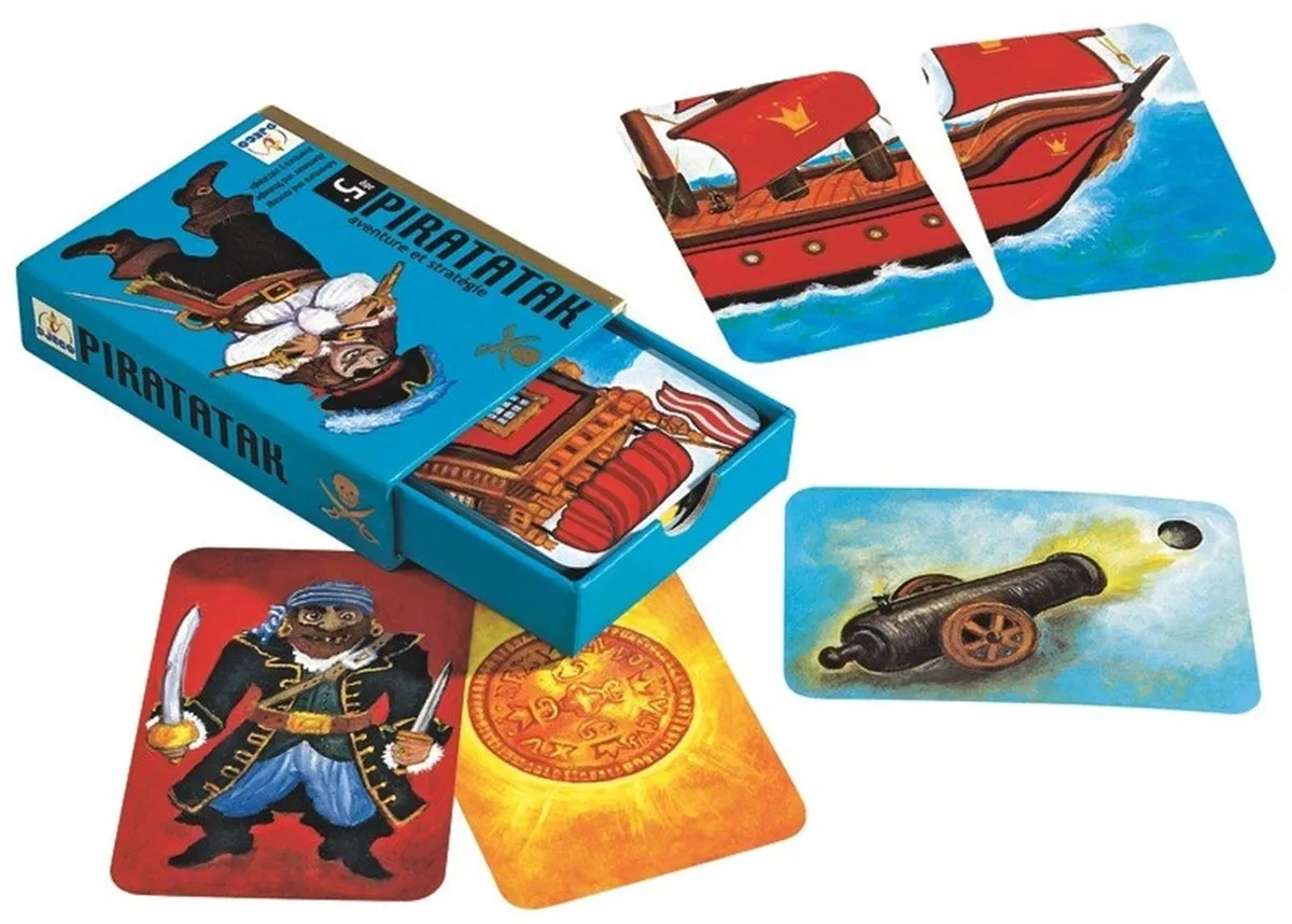Djeco Piratatak Kaartspel - 55 Kaarten - Multicolor - afbeelding 4 van 6