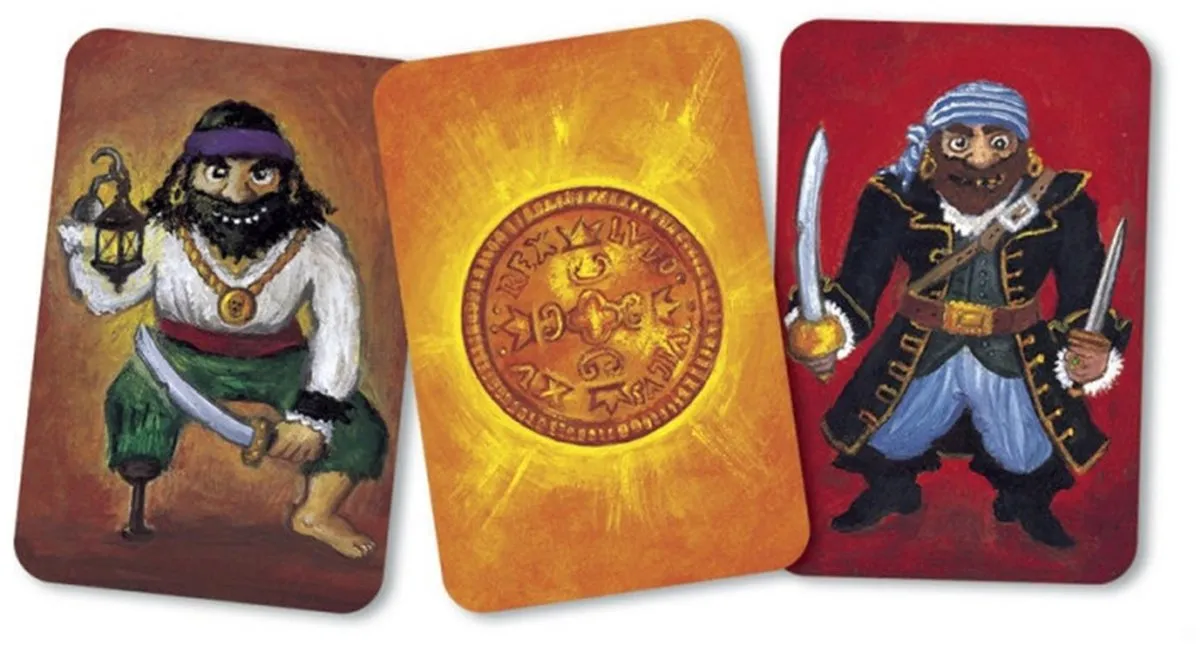 Djeco Piratatak Kaartspel - 55 Kaarten - Multicolor - afbeelding 2 van 6