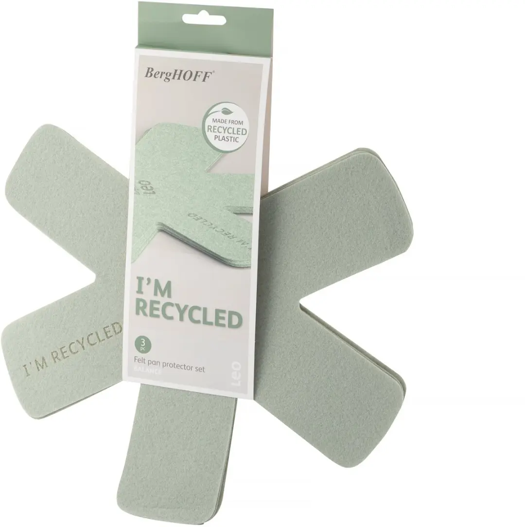 BergHOFF LEO 3-delige Panbeschermers Set 38cm - Groen