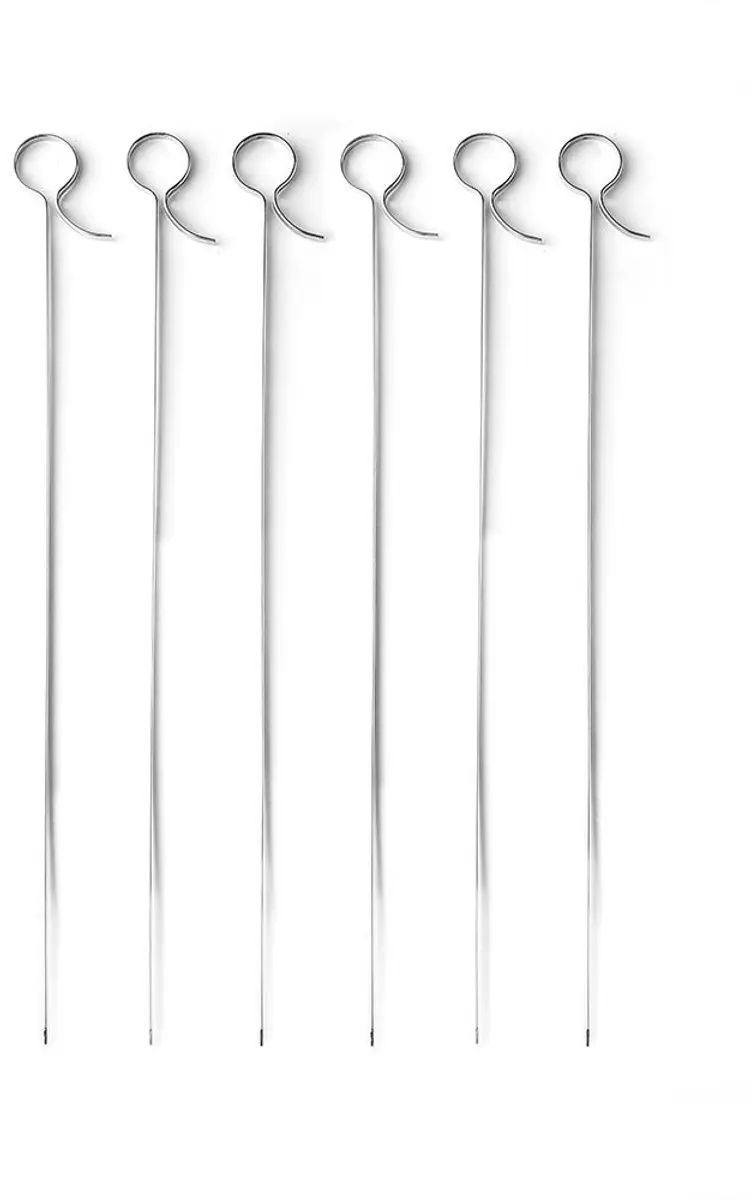 Ibili Platte Spiesjes 6 Stuks
