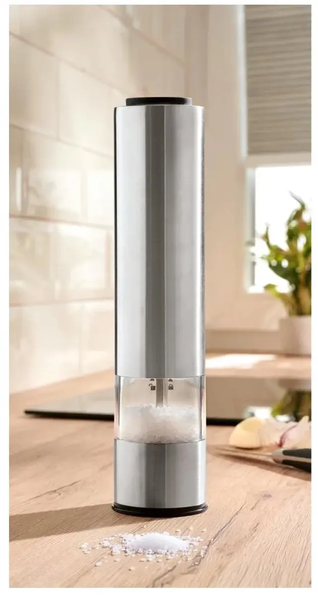 Silvercrest Peper- en Zoutmolen Grijs - Met Verlichting