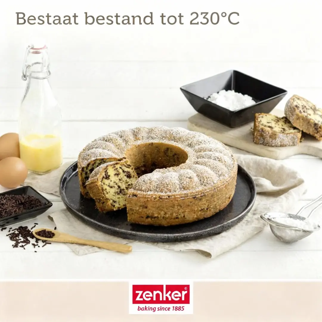 Zenker Bakvormen Set 28cm - Zwart - 2 Stuks