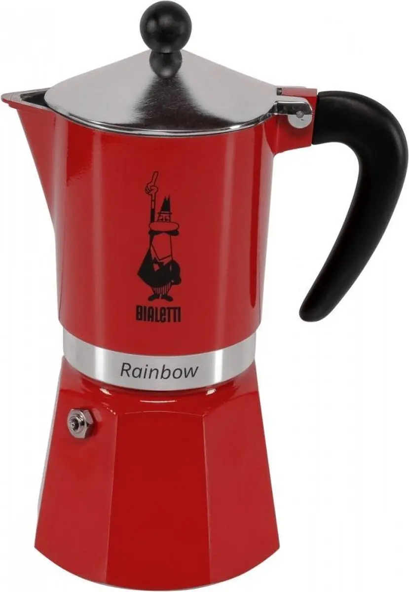 Bialetti Rainbow Percolator 300ml - 1 Kop - Rood
