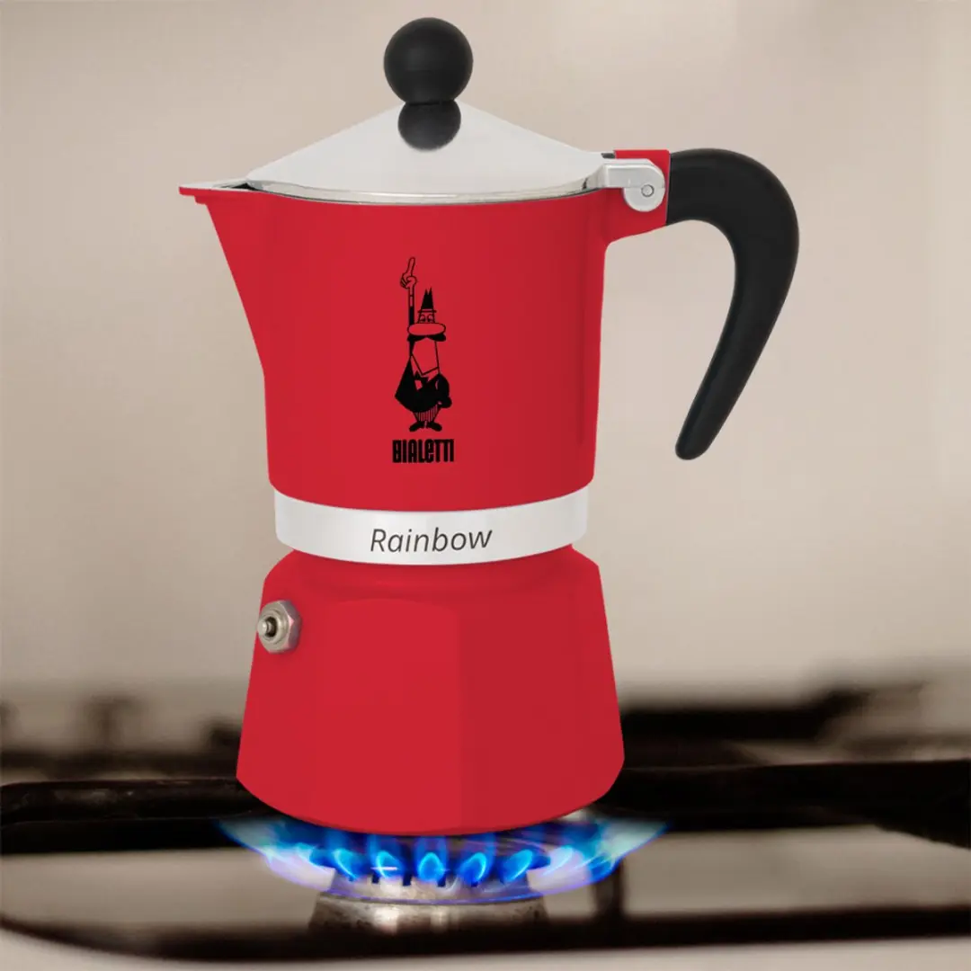 Bialetti Rainbow Percolator 300ml - 1 Kop - Rood