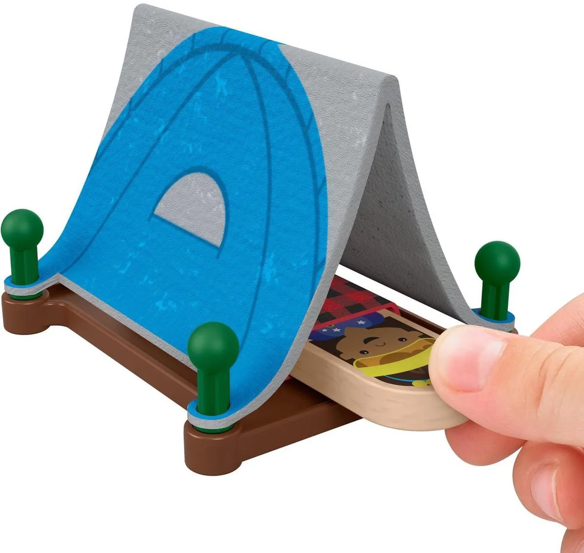 Fisher Price Wonder Makers Kampeerterrein - 70 Onderdelen - 40+ Figuren - Multicolor