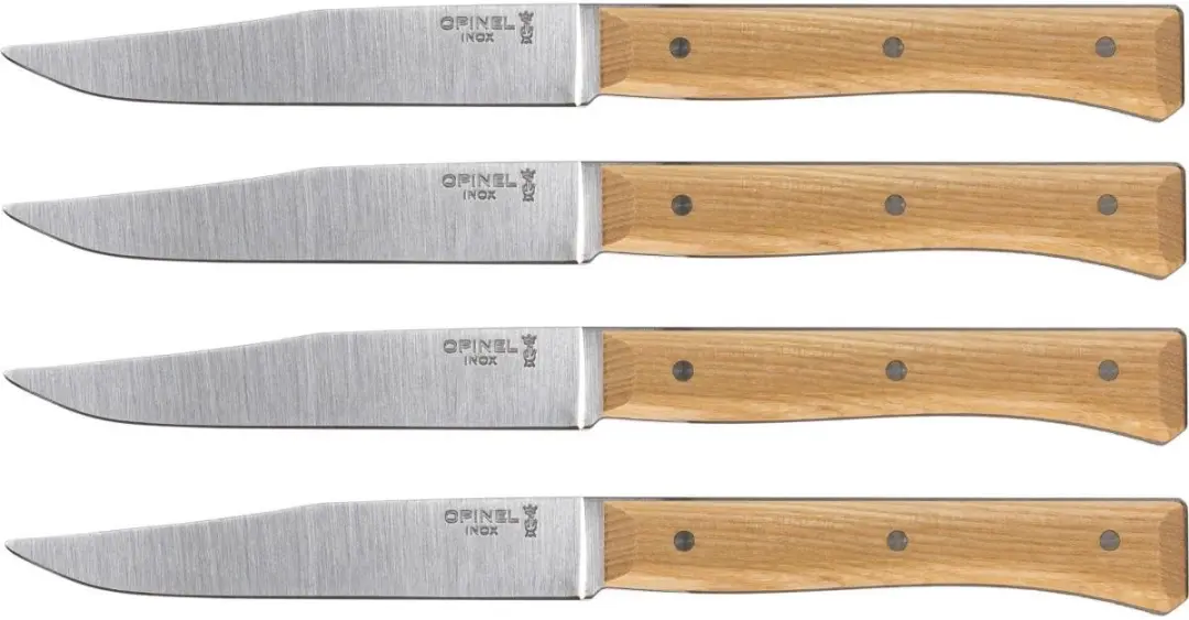 Opinel Facette Tafelmessenset 4-delig - Zilver