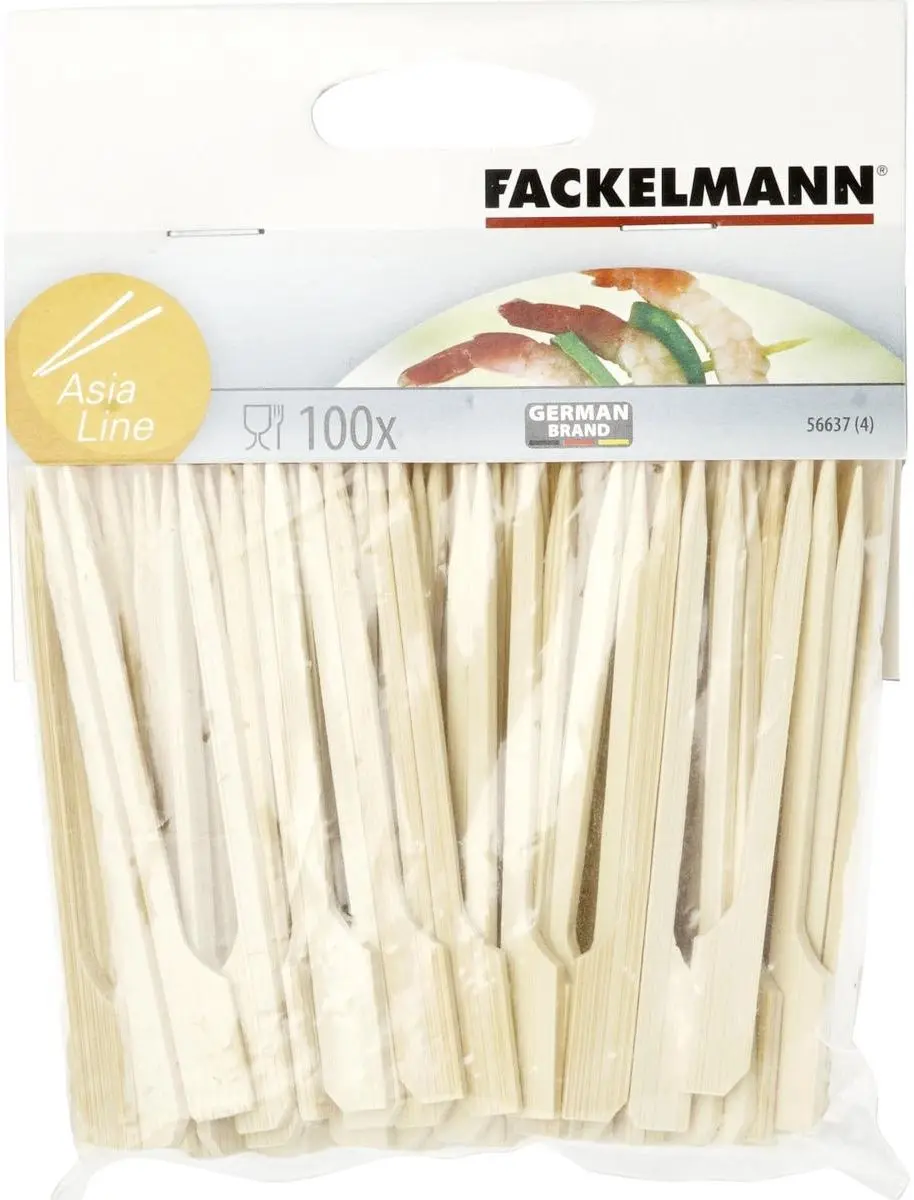 Fackelmann Wood Edition Satéprikkers 9cm - 100 Stuks
