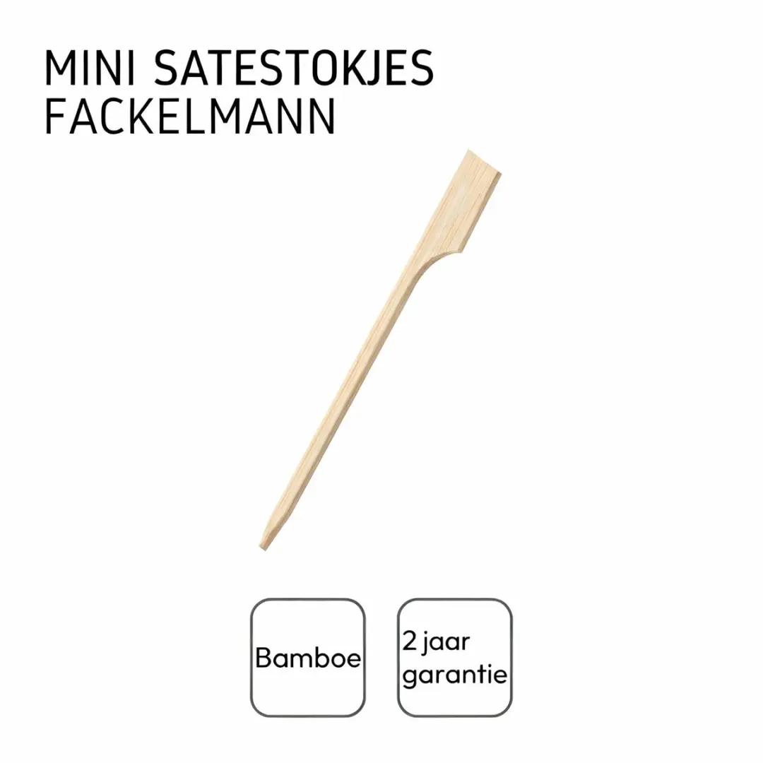 Fackelmann Wood Edition Satéprikkers 9cm - 100 Stuks
