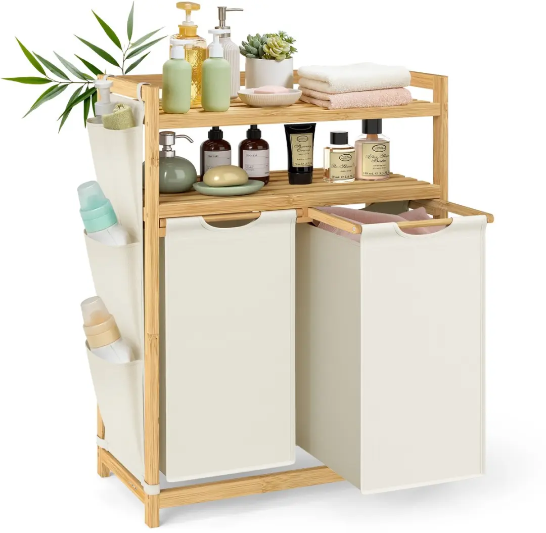 Songmics Wasmand Bamboe 100L