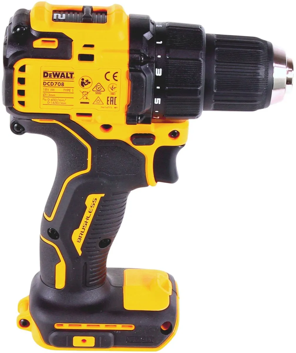 DeWalt DCD708 P3T Accuboormachine 18V 65Nm Borstelloos - 3x 5,0Ah Accu