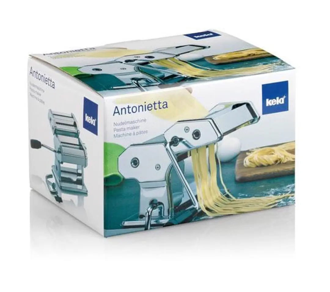 Kela Antonietta Pastamachine - 10 Diktes - Zilverkleurig - afbeelding 6 van 6