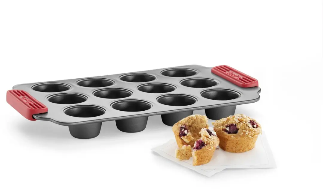 Lékué Bakvorm 12 Mini Muffins - Anti-aanbak - Grijs