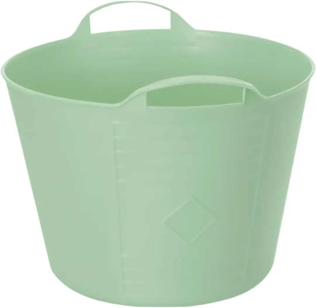 Excellent Houseware Flexibele Kuip 15L - 2 Stuks Mintgroen
