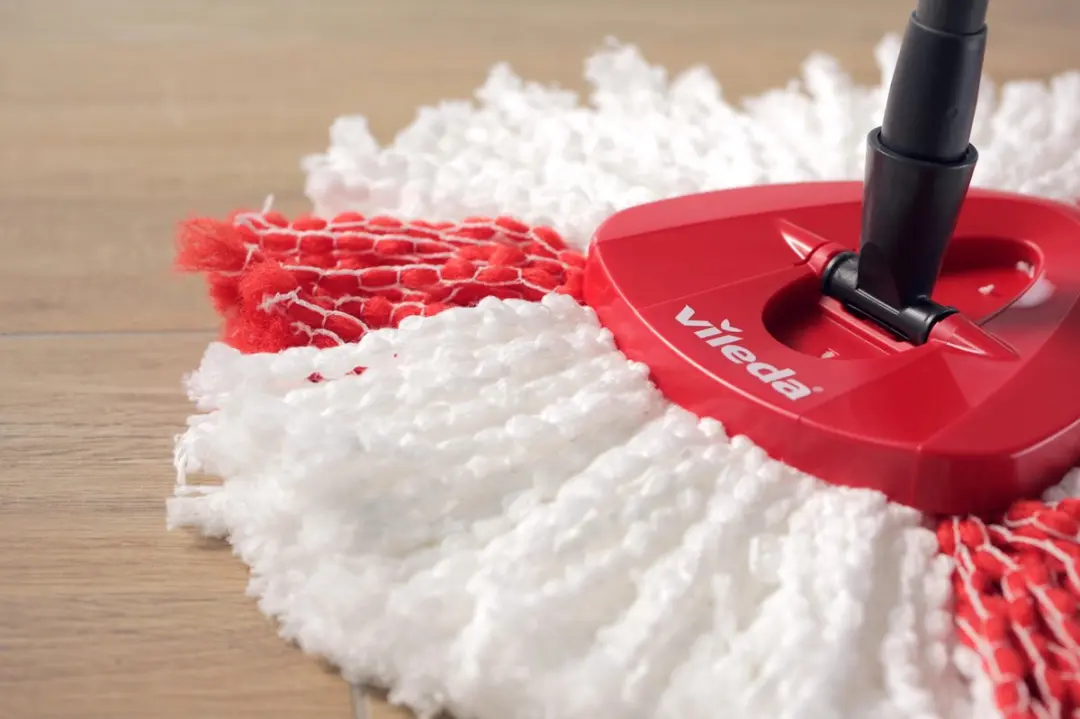 Vileda Turbo 2in1 Vervanging - 2 Stuks - Wit/Rood