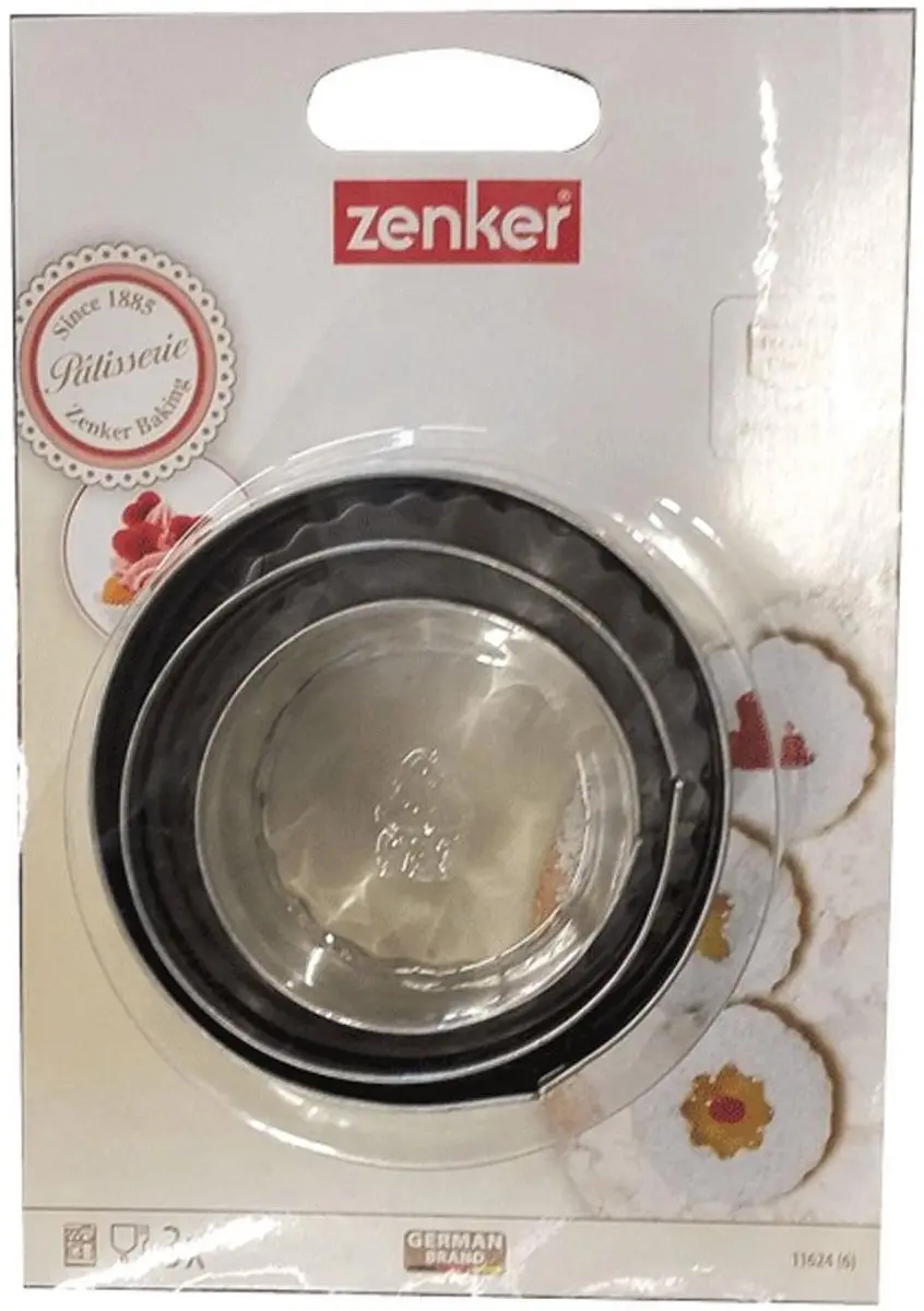 Zenker Uitstekers Set - 3 Stuks Roestvrij Staal
