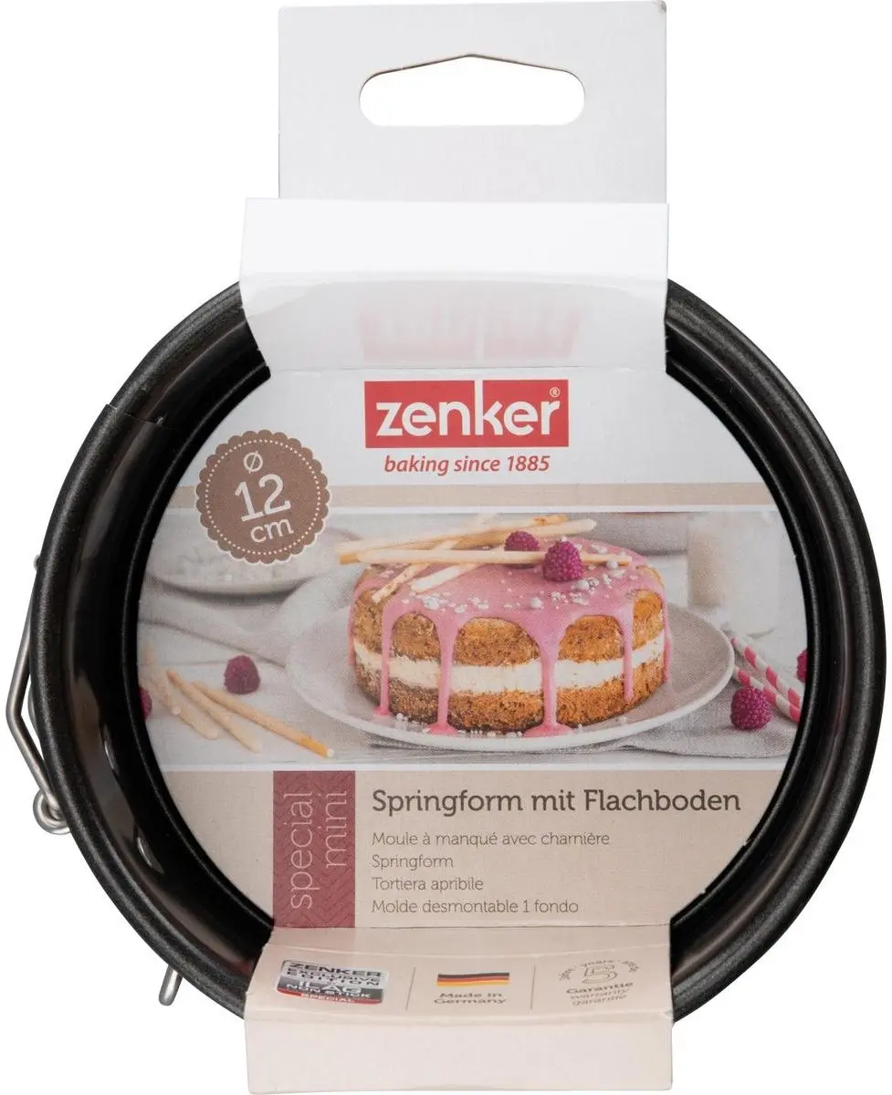 Zenker Special Mini Springvormpjes 12cm - 2 Stuks - Zwart