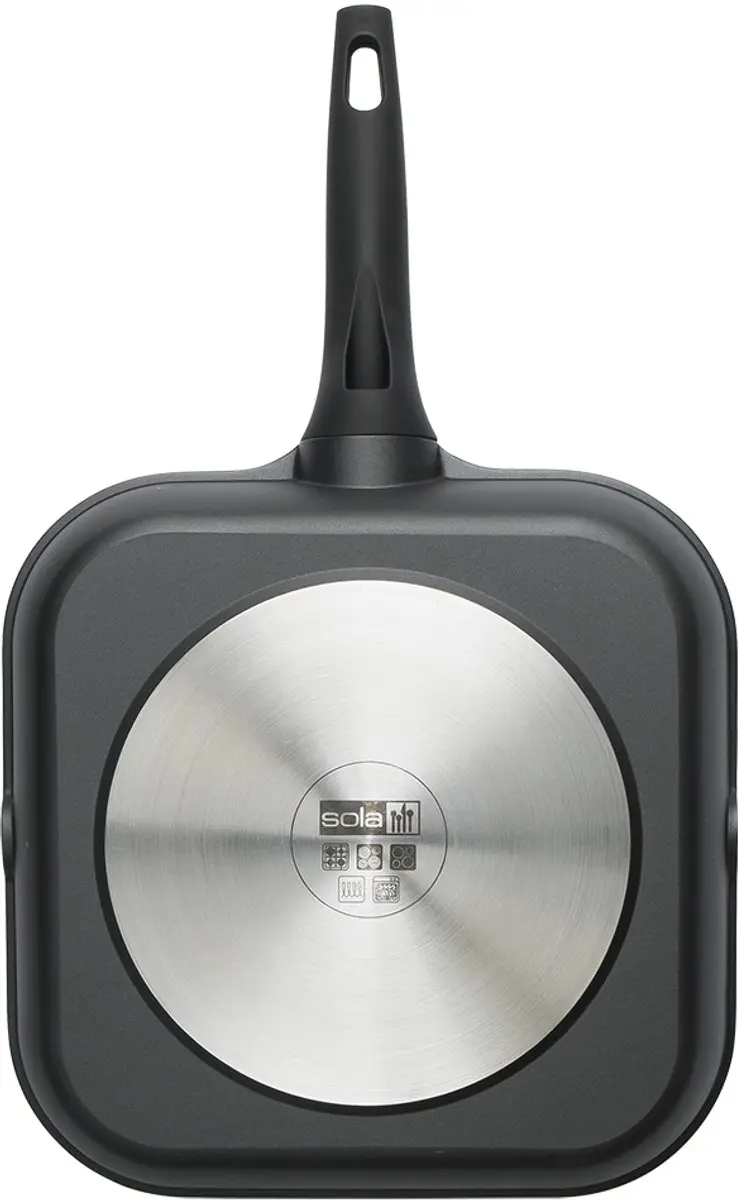 Sola Fair Cooking Grillpan 28cm - Zwart/Wit