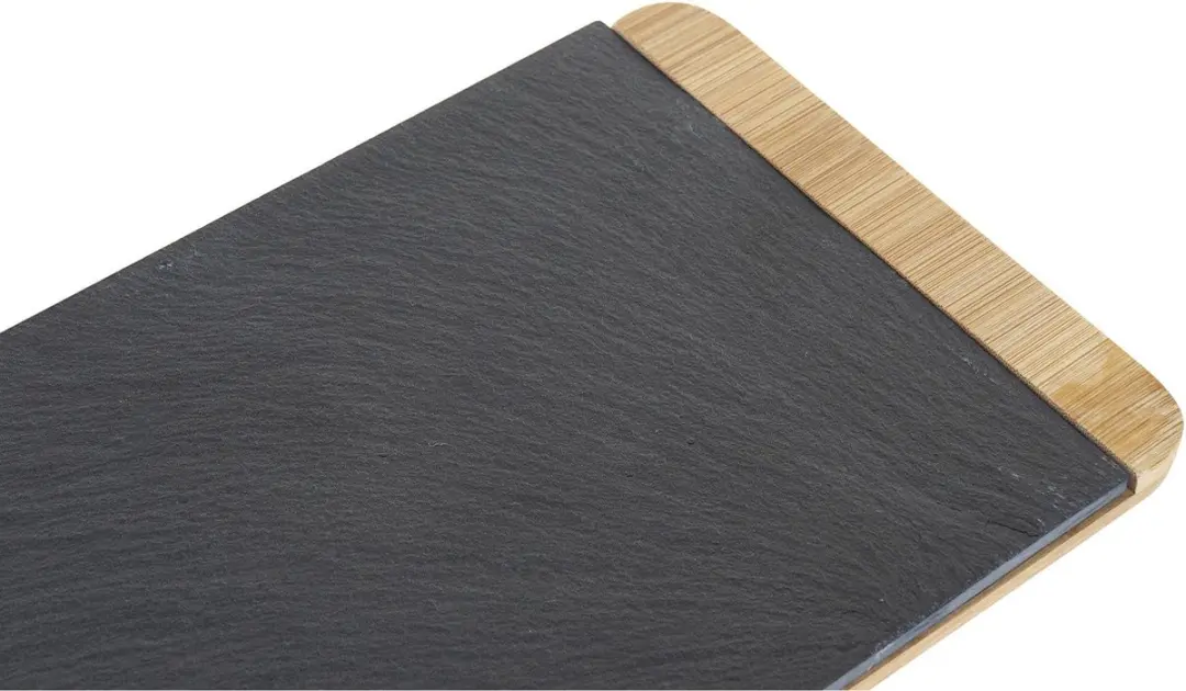 Excellent Houseware Luxe Serveerplank 42x15cm - Zwart
