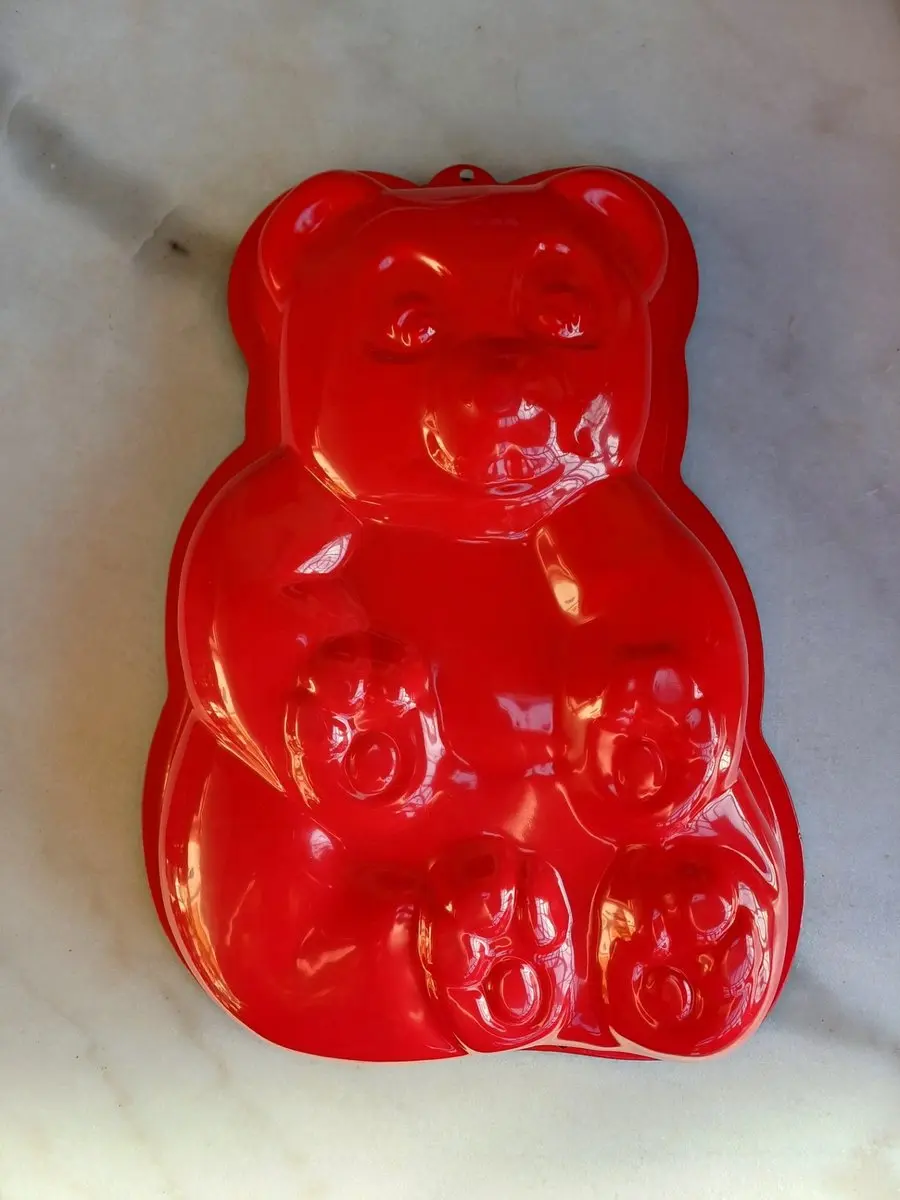 Patisse Panda Bakvorm 30x20cm - Antikleeflaag - Blauw/Rood