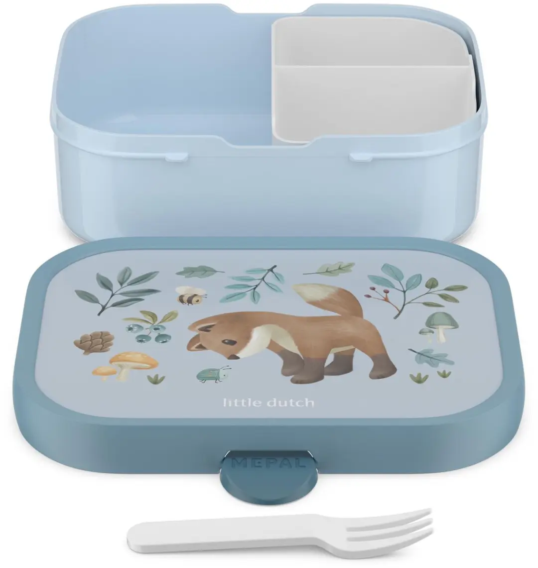 Mepal Campus Little Dutch Lunchbox 750ml - 3 Vakken - Forest Friends