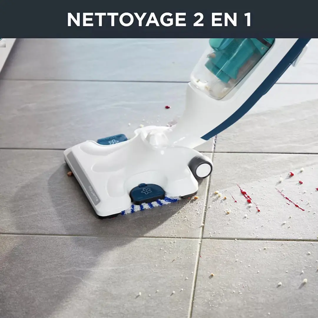 Rowenta RY7777WH Stofzuigerrobot - Wit/Blauw - afbeelding 6 van 6