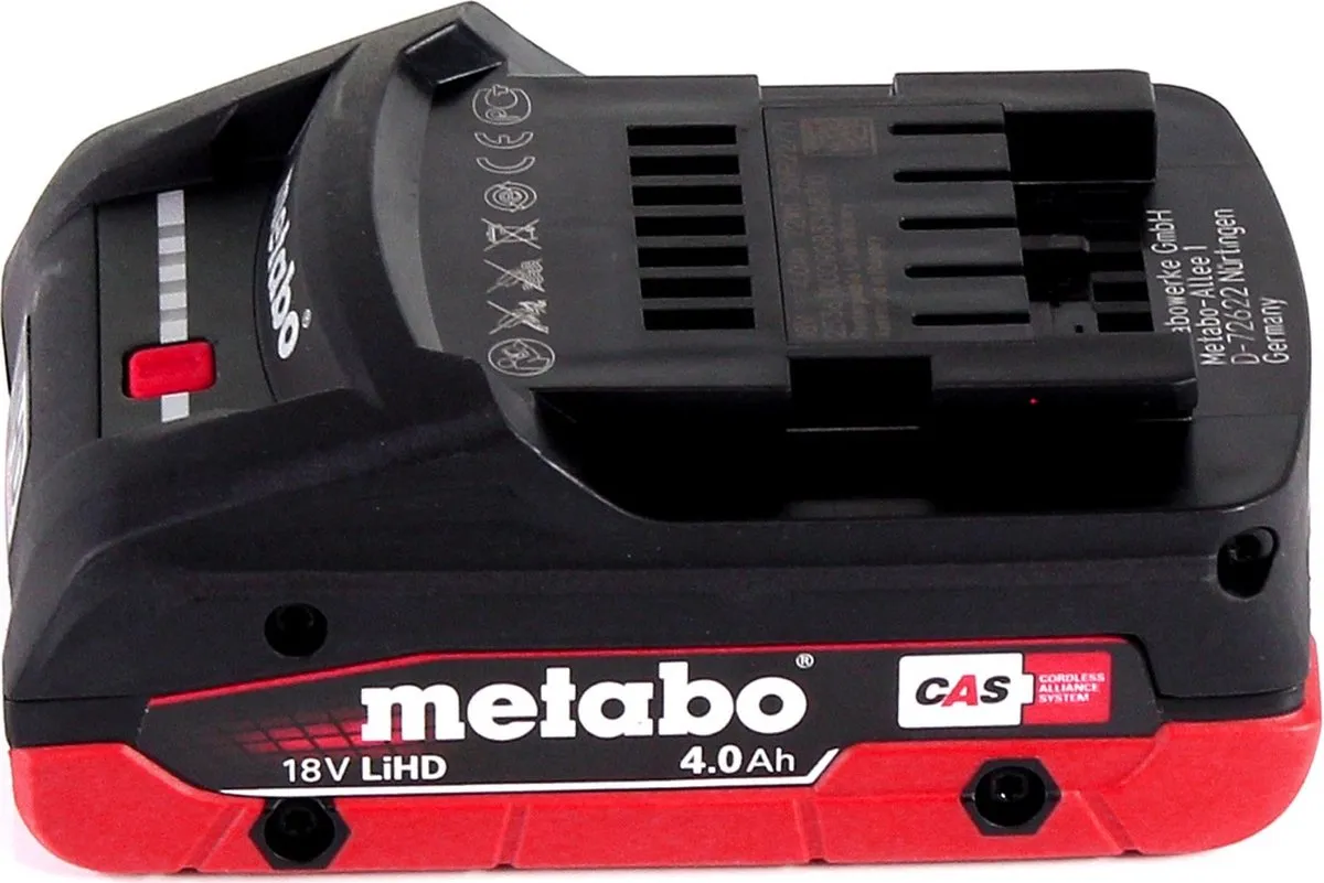 Metabo 18V LiHD Accu Basisset 2x4,0Ah - 625367000