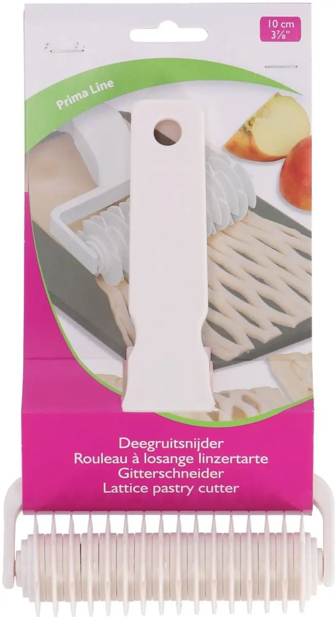Patisse Vlaairuitenroller Kunststof 10cm - Wit