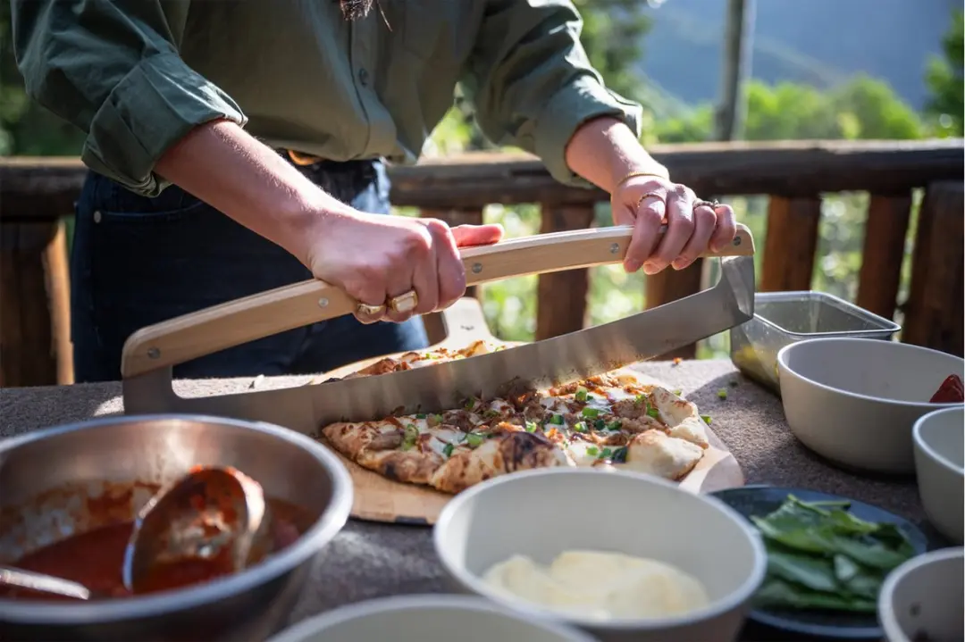 Solo Stove Pi Pizza Rocker Snijder 47,6cm - Roestvrijstaal