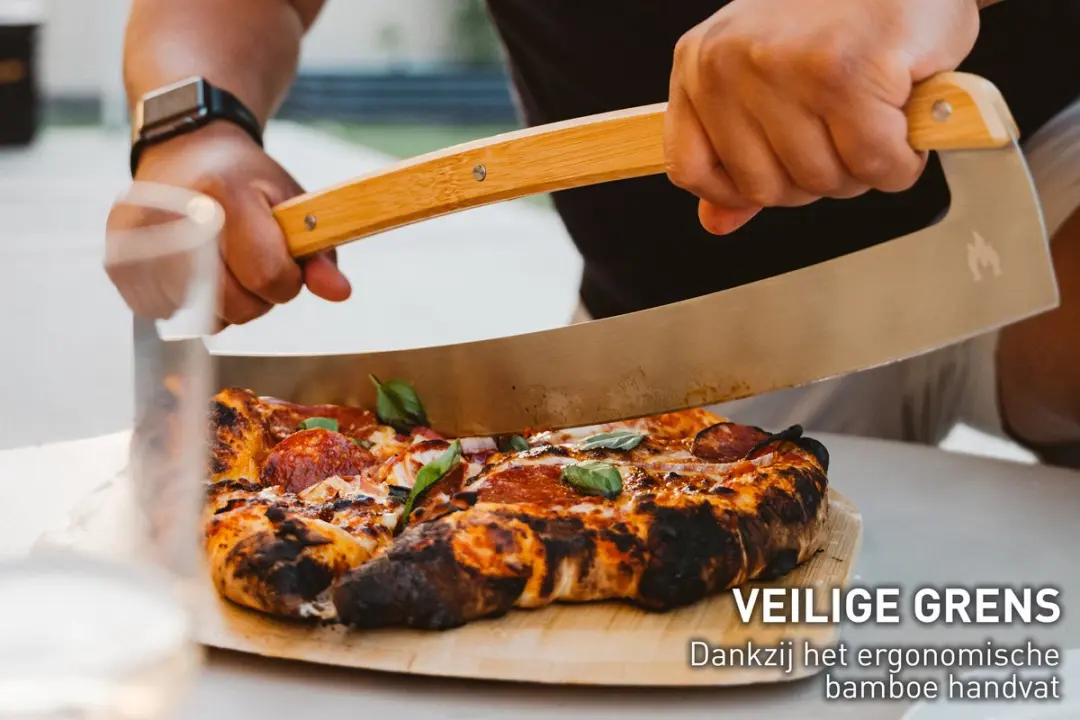 Solo Stove Pi Pizza Rocker Snijder 47,6cm - Roestvrijstaal