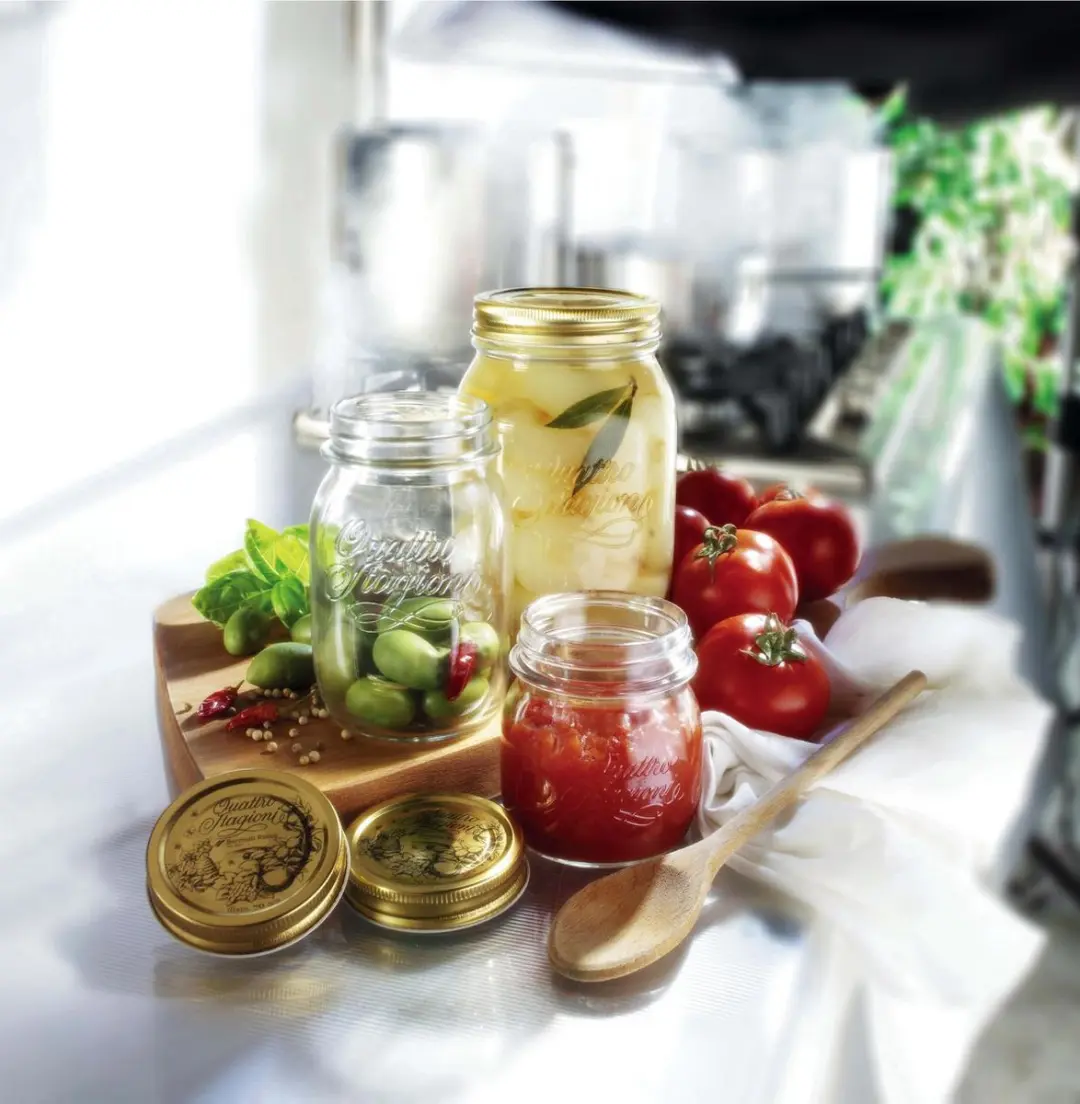 Bormioli Rocco Quattro Stagioni Weckpot - 20cl - Set van 4