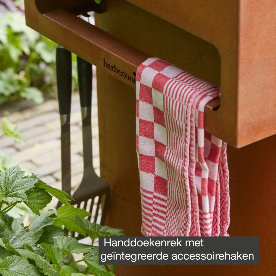 Barbecook Nestor Buddy Grilltafel Cortenstaal 112x55x90cm
