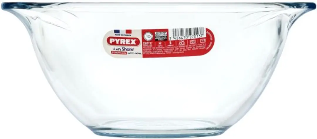 PYREX Mengkom 2,5L - Ø28cm - Transparant