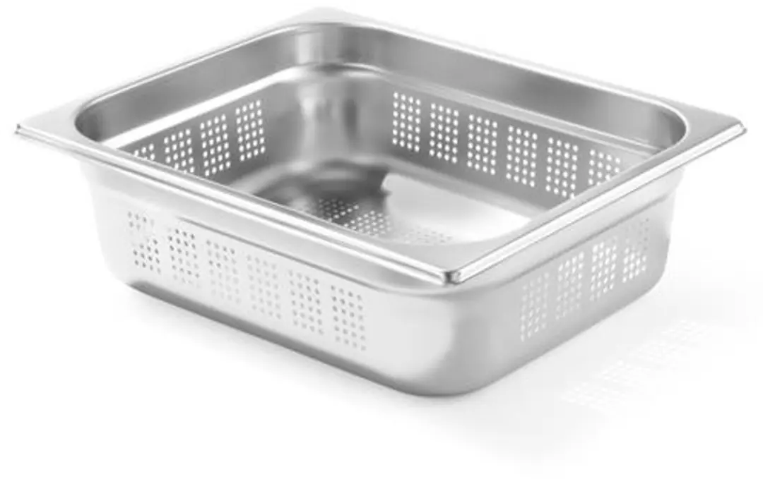 HENDI Gastronormbak 6,5L - Geperforeerd - 100mm - RVS - afbeelding 5 van 6