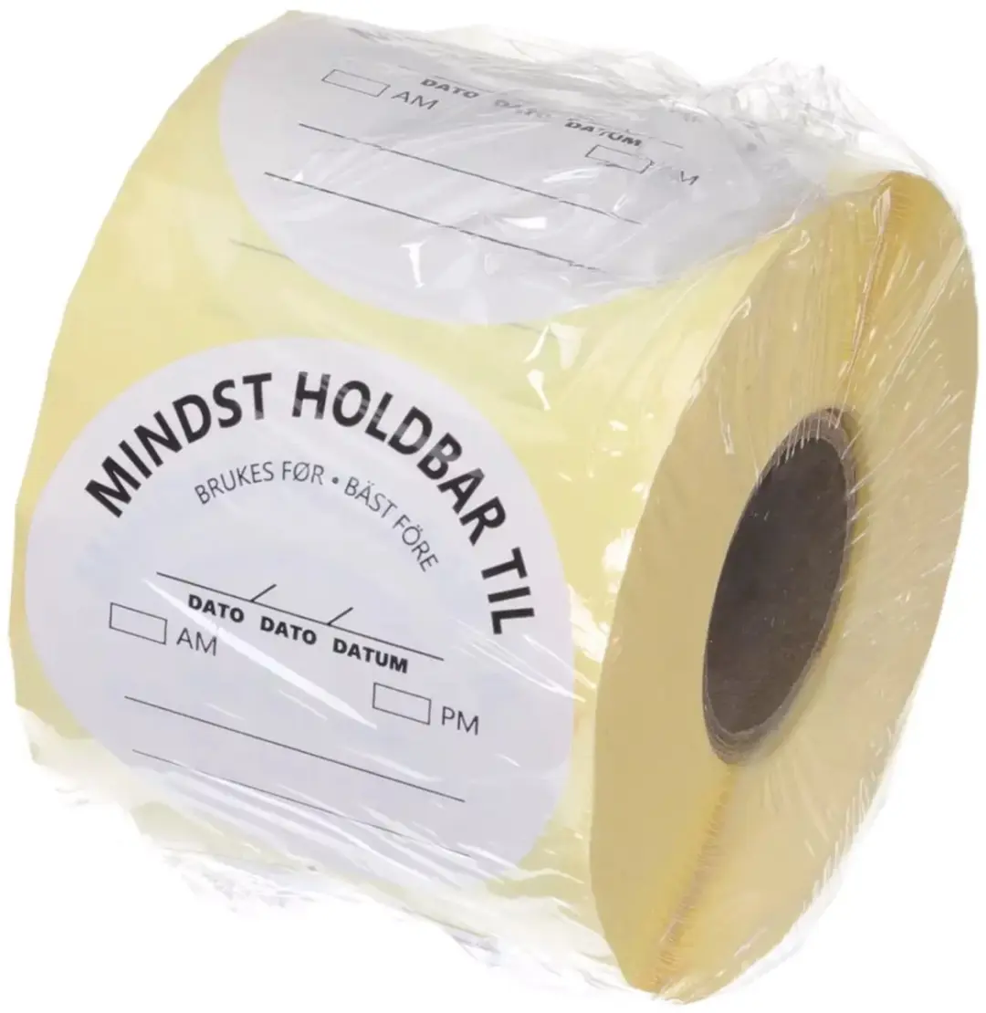 HENDI Verwijderbare Voedselveiligheidsstickers - 500 Stuks 50mm - afbeelding 2 van 2
