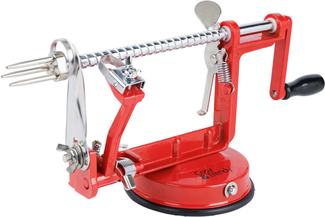 Cosy&Trendy Appelschilmachine met Zuignap - Rood